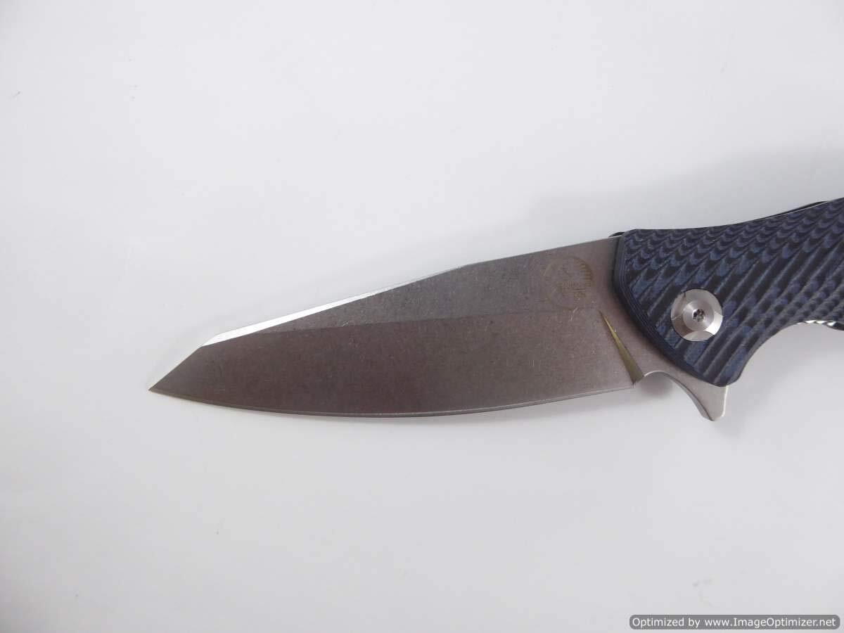 Tassie Tiger Knives Ttk Reverse Tanto Blade Folding Pocket Knife Black/white Dim Gray