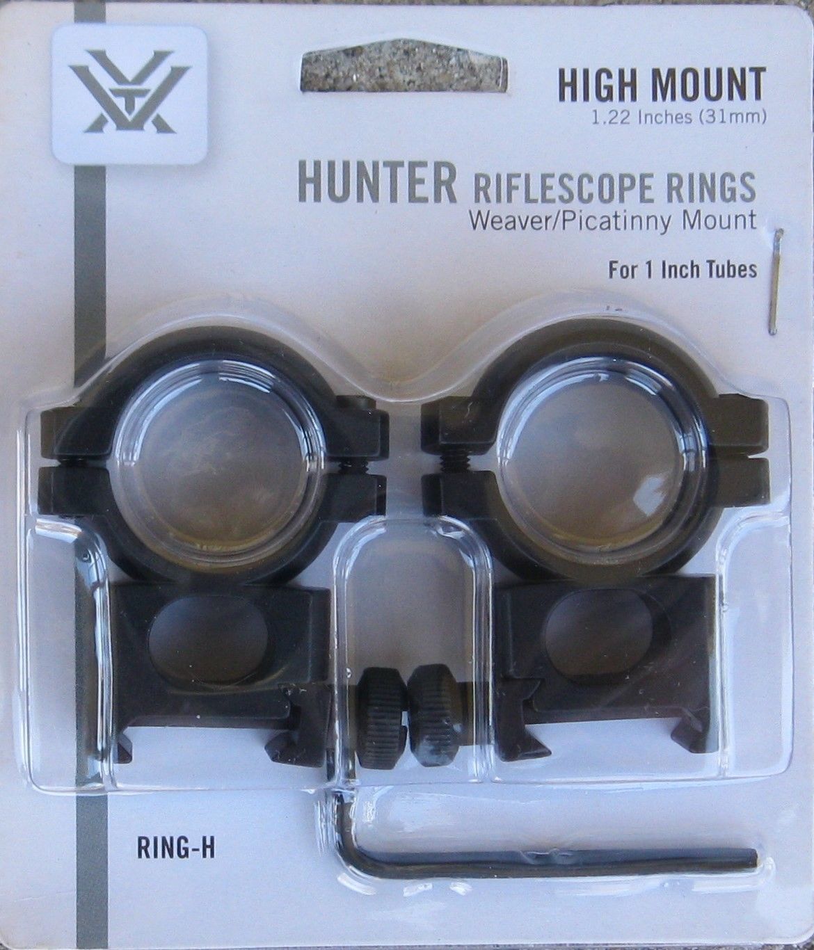 Vortex Vortex 1'' Hunter Riflescope Rings High Mount (31Mm) Dim Gray