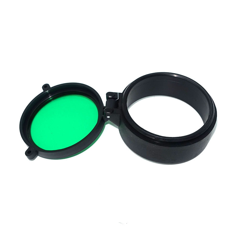 Xhunter Xhunter Flip Open Flashlight Scope Cover - 50Mm Green #05689 Medium Spring Green