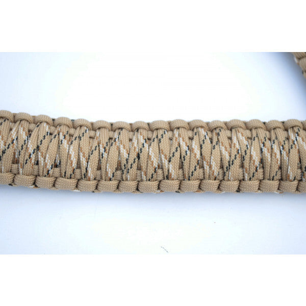 Xhunter Xhunter Handmade 42-52 Inch Adjustable Rifle Gun Slings - Desert Camo W 550 Paracord & Swivels #00687 Rosy Brown