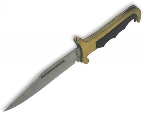 Xhunter Cobra Finger Grip 110-240 Clip Point Folding Knife - 10 Inch Overall #kf0023 Dark Khaki