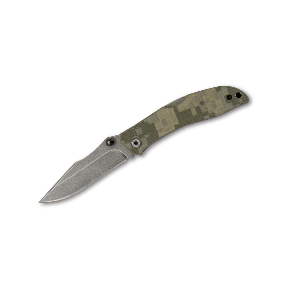 Xhunter Cobra 6.1 Inch Drop Point Camo Pocket Folding Knife - Afck 68-155 #kf0298 Camo Dim Gray