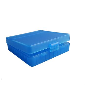 Xhunter Xhunter Rifle 100 Rounds Ammo Box [9Mm, 380 Acp, 9Mm Makarov] (Xt906) Steel Blue