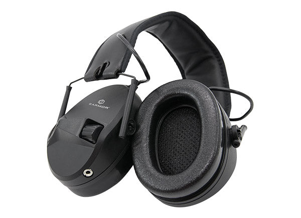 Earmor Earmor Electronic Shooting Earmuff Hearing Protector #m30 Black