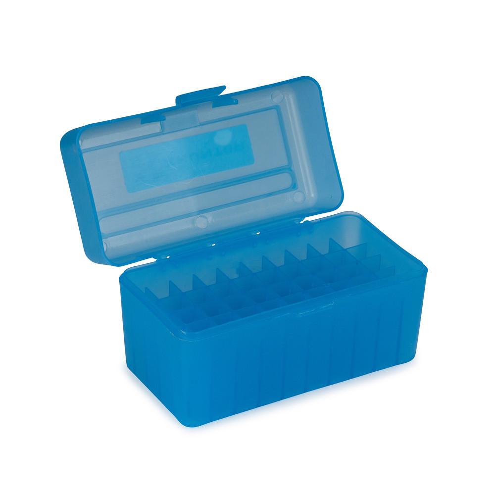 Xhunter Xhunter 50 Rds Flip Top Ammo Box - .270Win, .25-06, .375Rim, 6.5X55, .410Cal #xt909 Dark Cyan