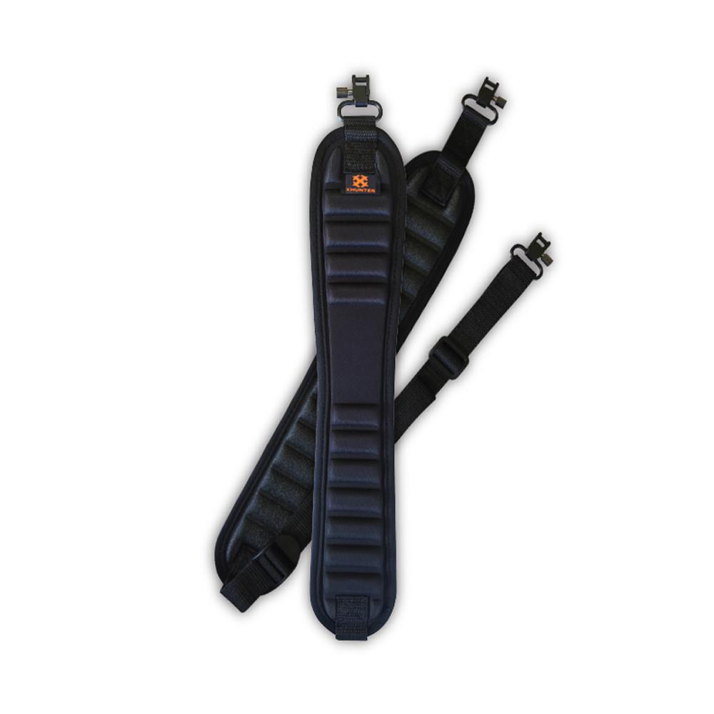 Xhunter Xhunter Wide Rfile Gun Sling - Black #00030 Dark Slate Gray