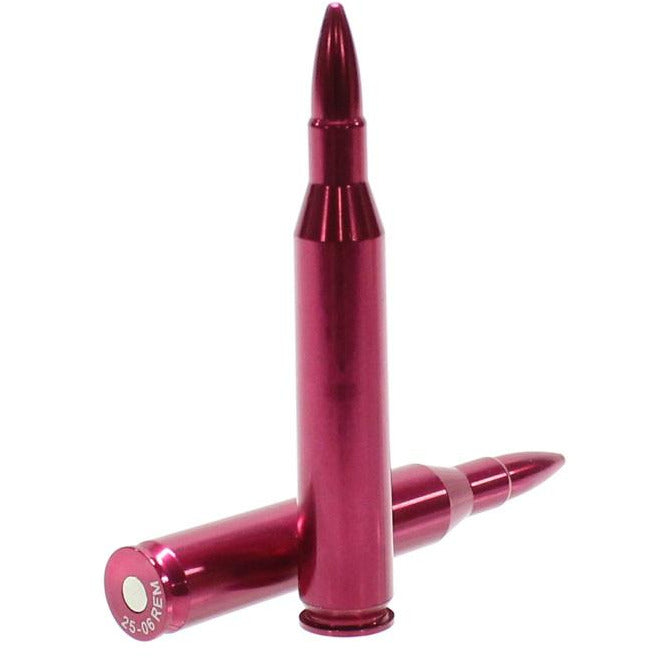 Pro-Tactical Max-Hunter 2Pk .25-06 Rem Snap Caps Dummy Round Maroon