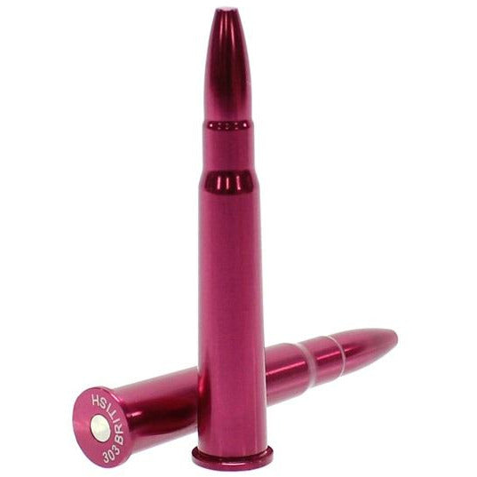 Pro-Tactical Max-Hunter 2Pk 303 British Snap Caps Firing Pin Dummy Round Maroon