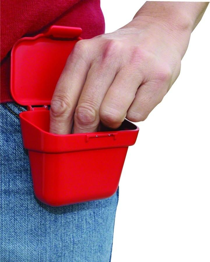 Mtm Case-Gard Mtm Case-Gard  100Rd  Belt Pocket Ammo Box Case Red